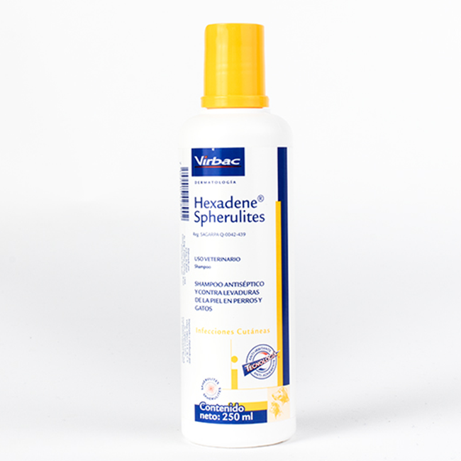 Hexadene Spherulites shampoo 250 Ml - Virbac Hexadene Spherulites shampoo 250 Ml - Virbac